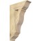 Ekena Millwork Funston Traditional Rough Sawn Bracket, Douglas Fir, 6"W x 20"D x 32"H BKT06X20X32FST01RDF - alternate 1